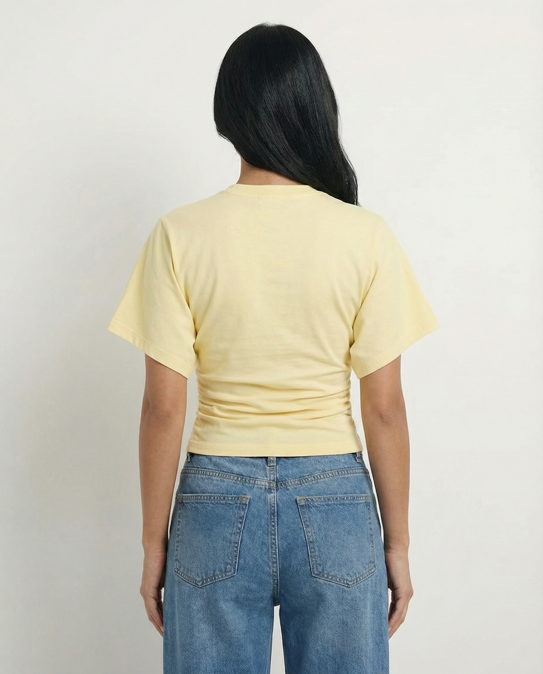 Peppers Sculpt Tee Butter Yellow
