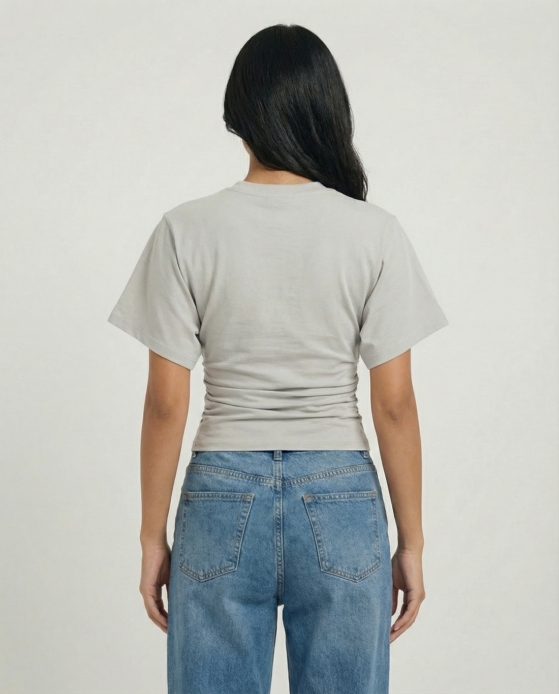 Peppers Sculpt Tee Light Grey