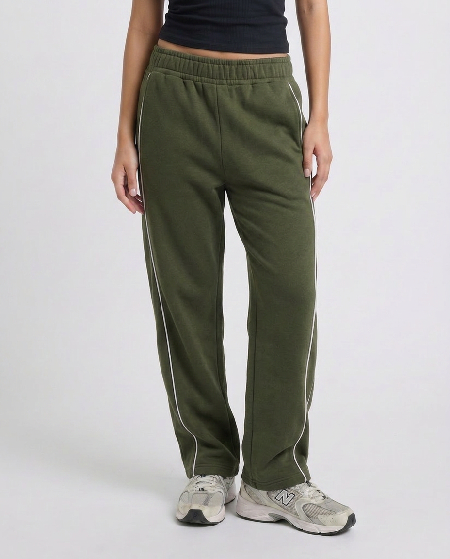 Olive Peppers Track Pants