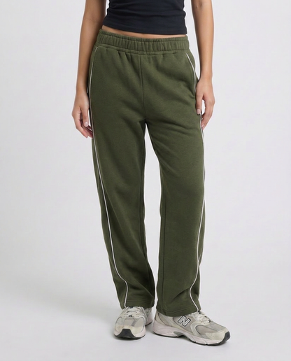 Olive Peppers Track Pants