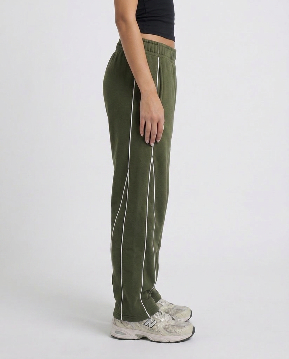 Olive Peppers Track Pants