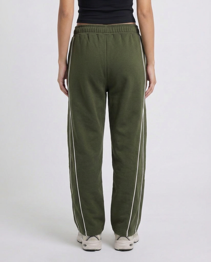 Olive Peppers Track Pants