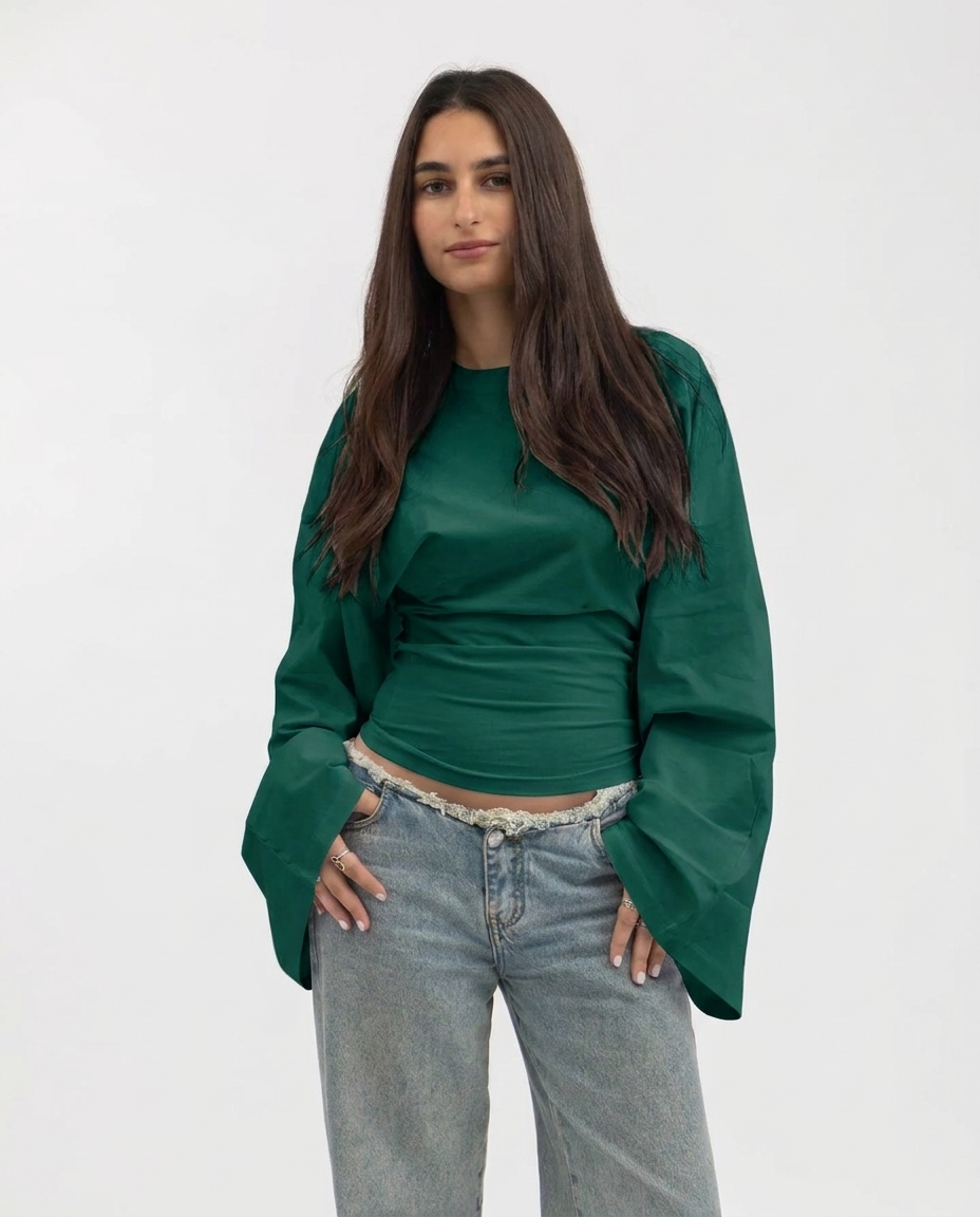 Peppers Sculpt Tee Long Sleeve Olive