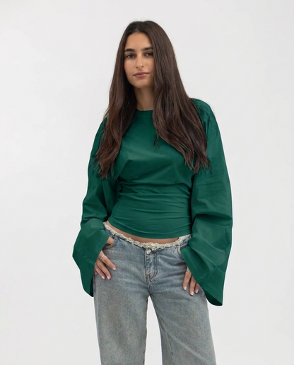Peppers Sculpt Tee Long Sleeve Olive