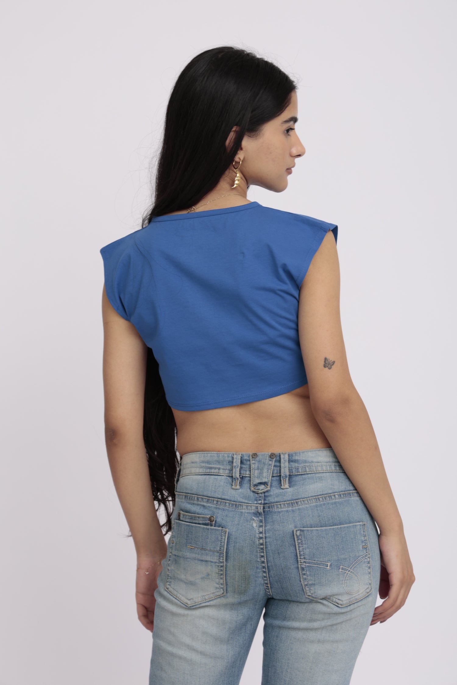 Sleeveless Crop Top