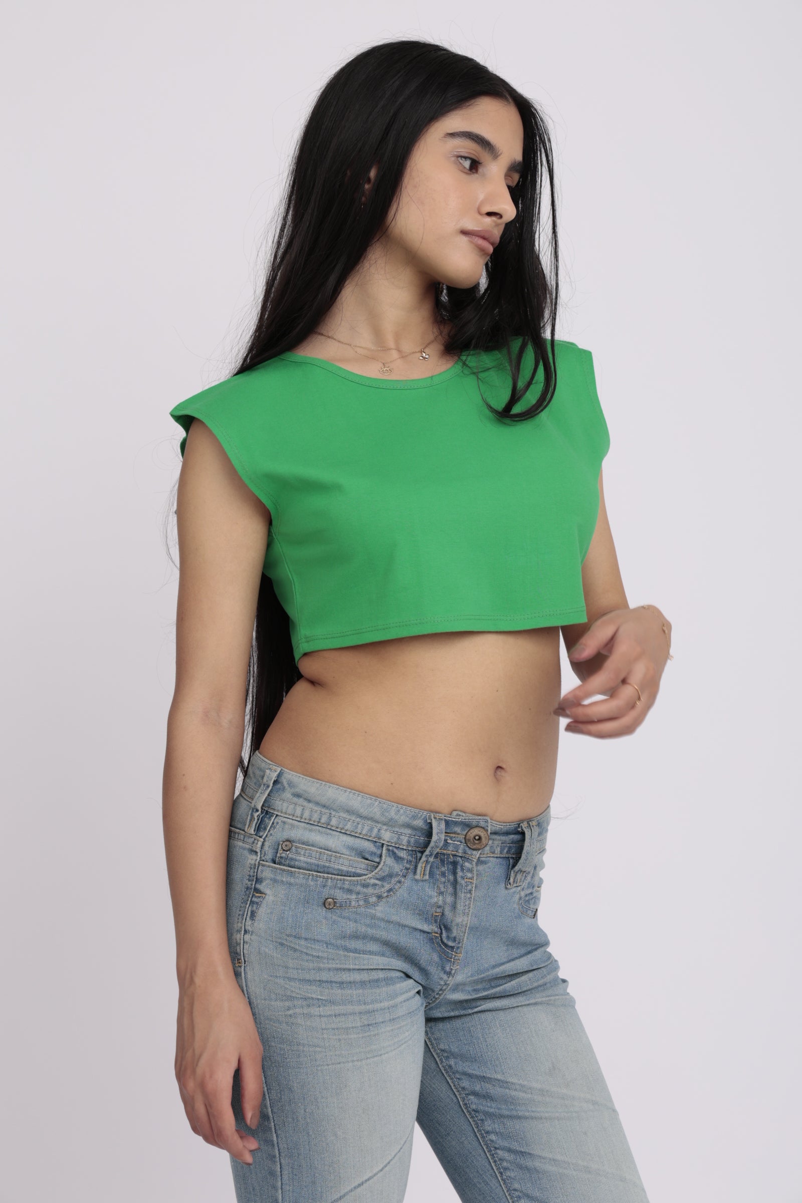 Sleeveless Crop Top