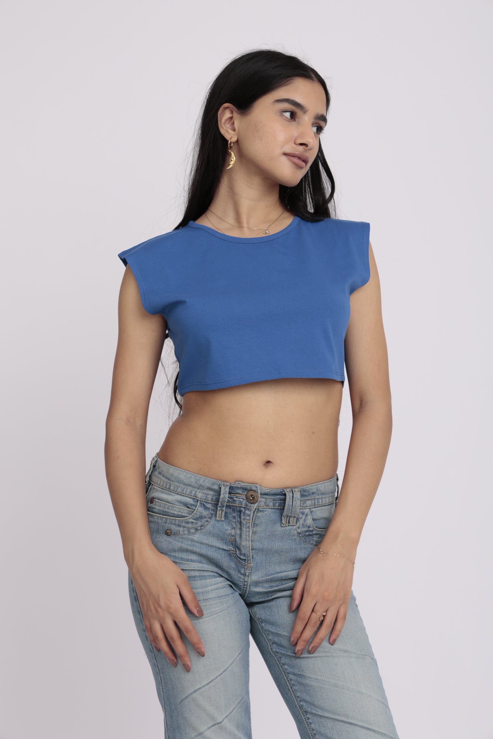 Sleeveless Crop Top