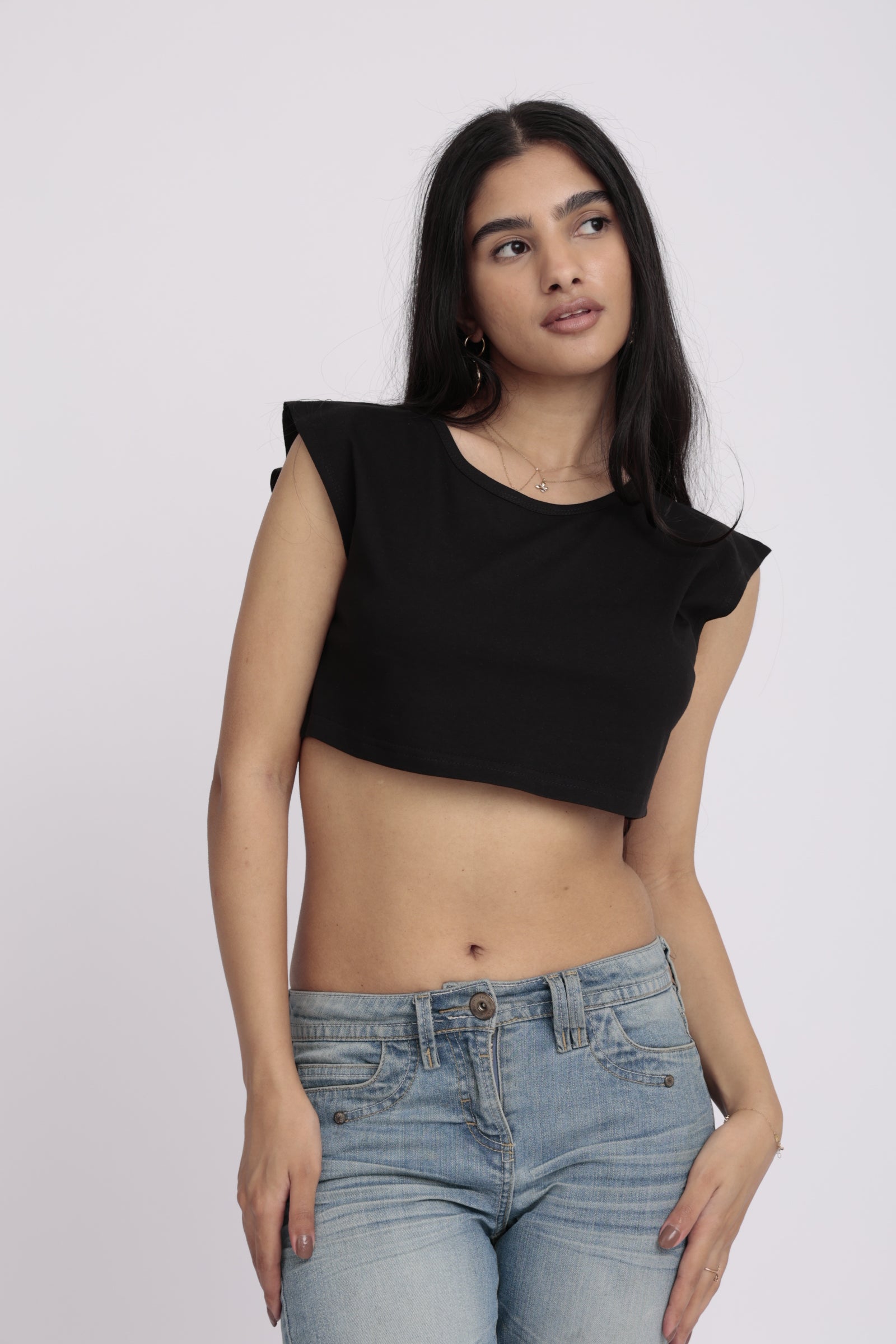 Sleeveless Crop Top