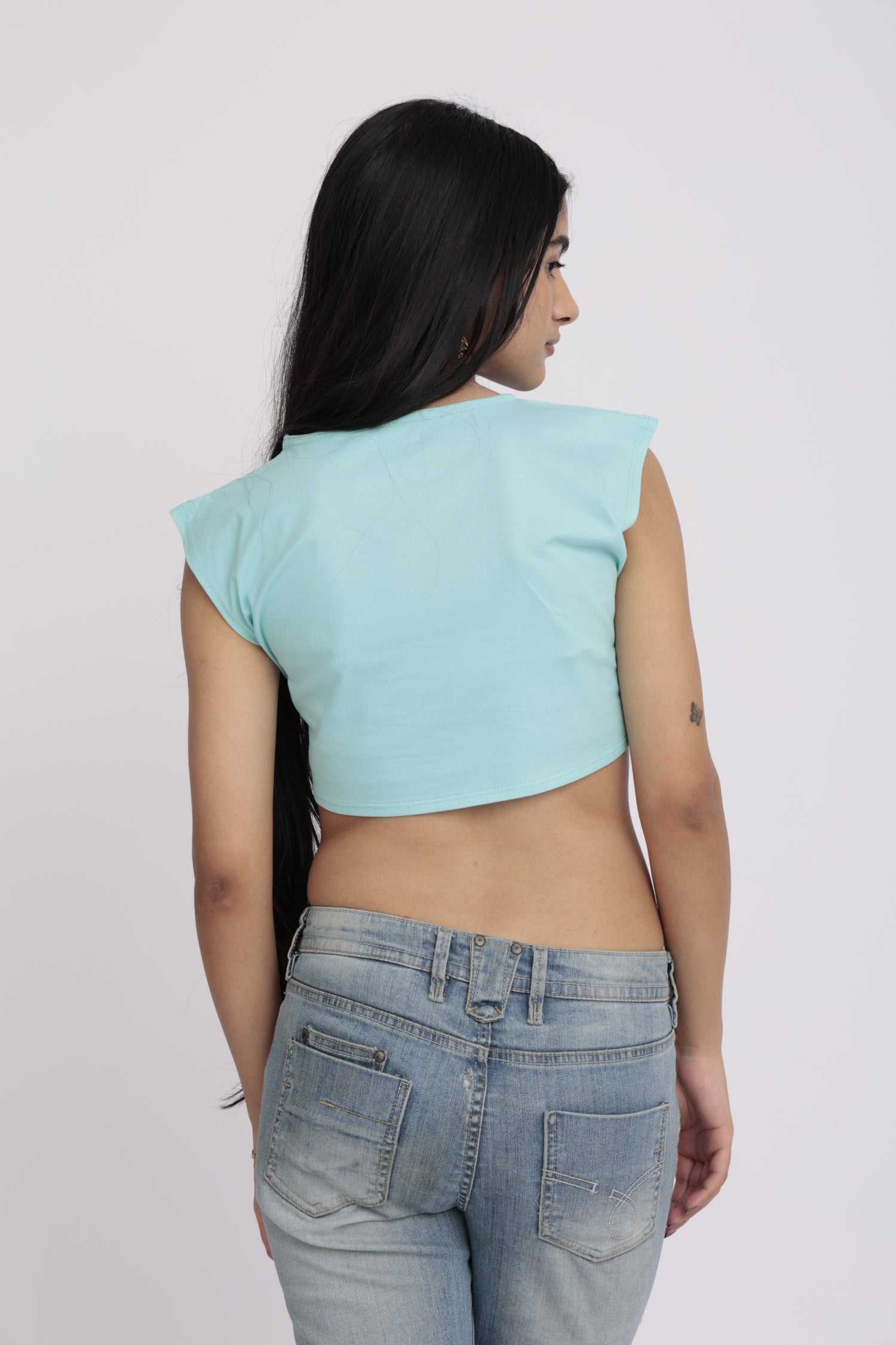 Sleeveless Crop Top