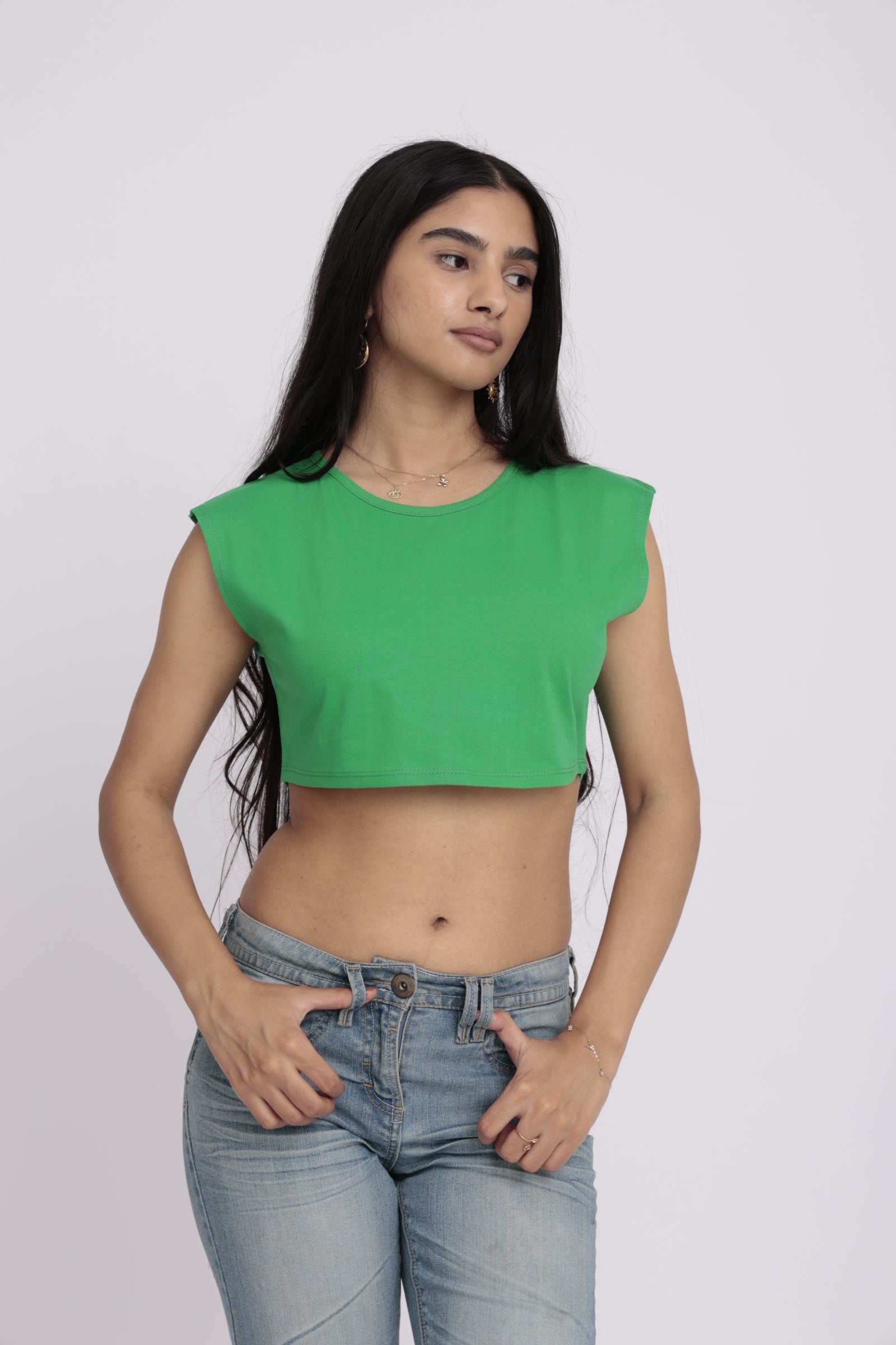 Sleeveless Crop Top