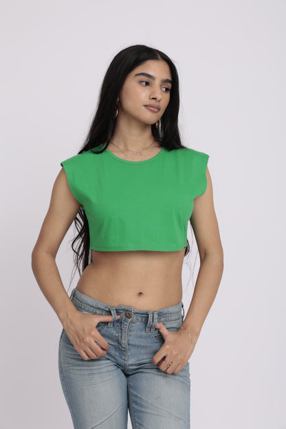 Sleeveless Crop Top